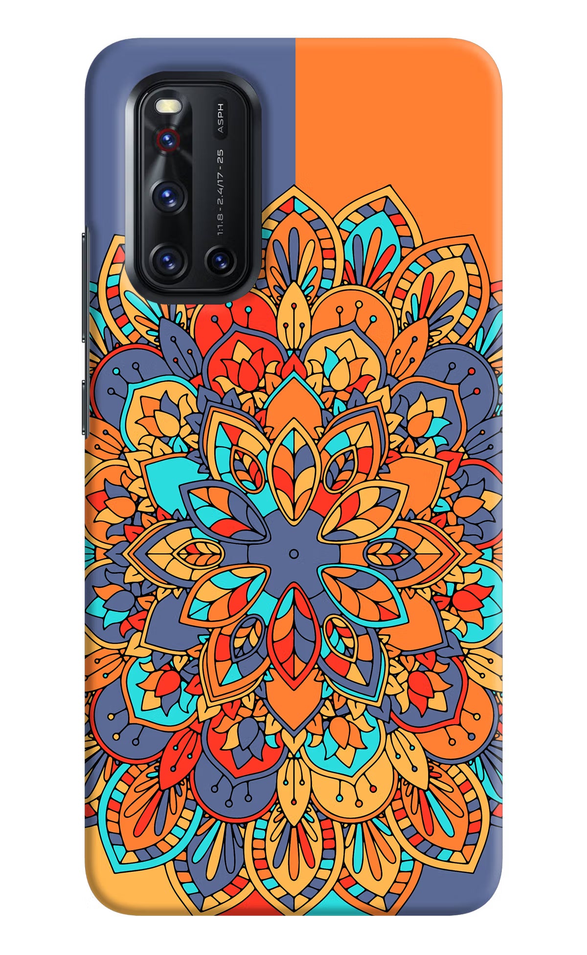 Color Mandala Vivo V19 Hard Case Back Cover by Casekaro