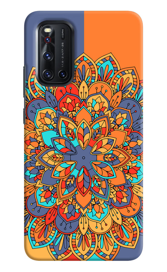 Color Mandala Vivo V19 Hard Case Back Cover by Casekaro