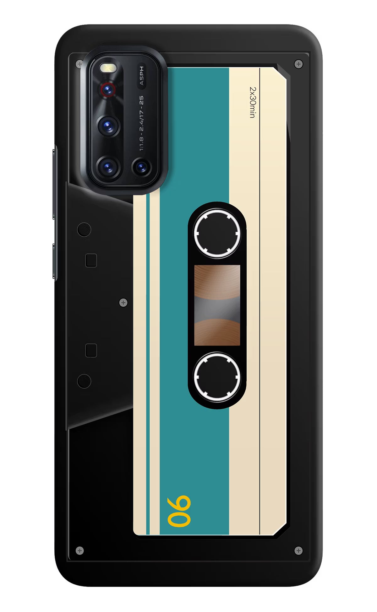 Cassette Vivo V19 Hard Case Back Cover by Casekaro