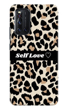 Leopard Print Self Love Vivo V19 Hard Case Back Cover by Casekaro