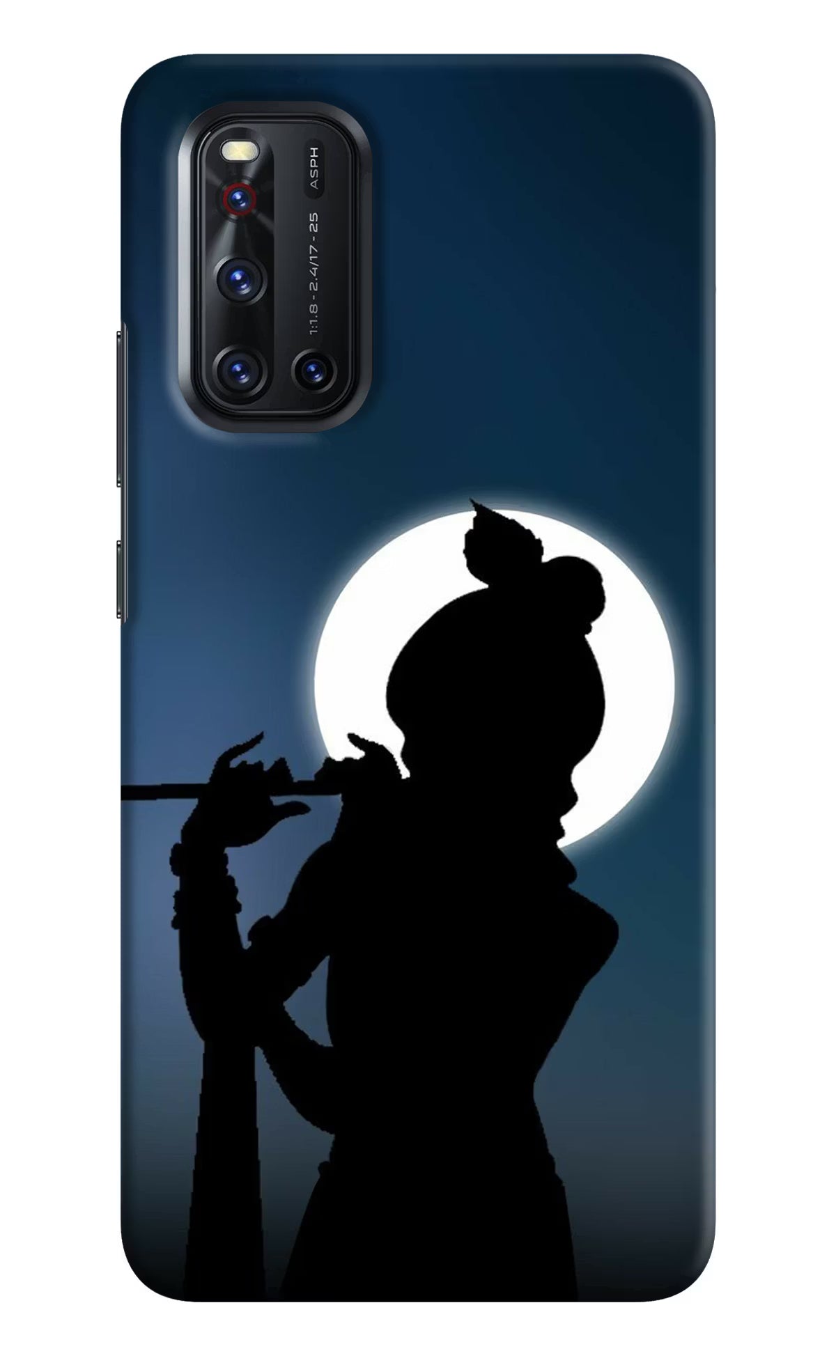 Shri Krishna Silhouette Vivo V19 Hard Case Back Cover by Casekaro