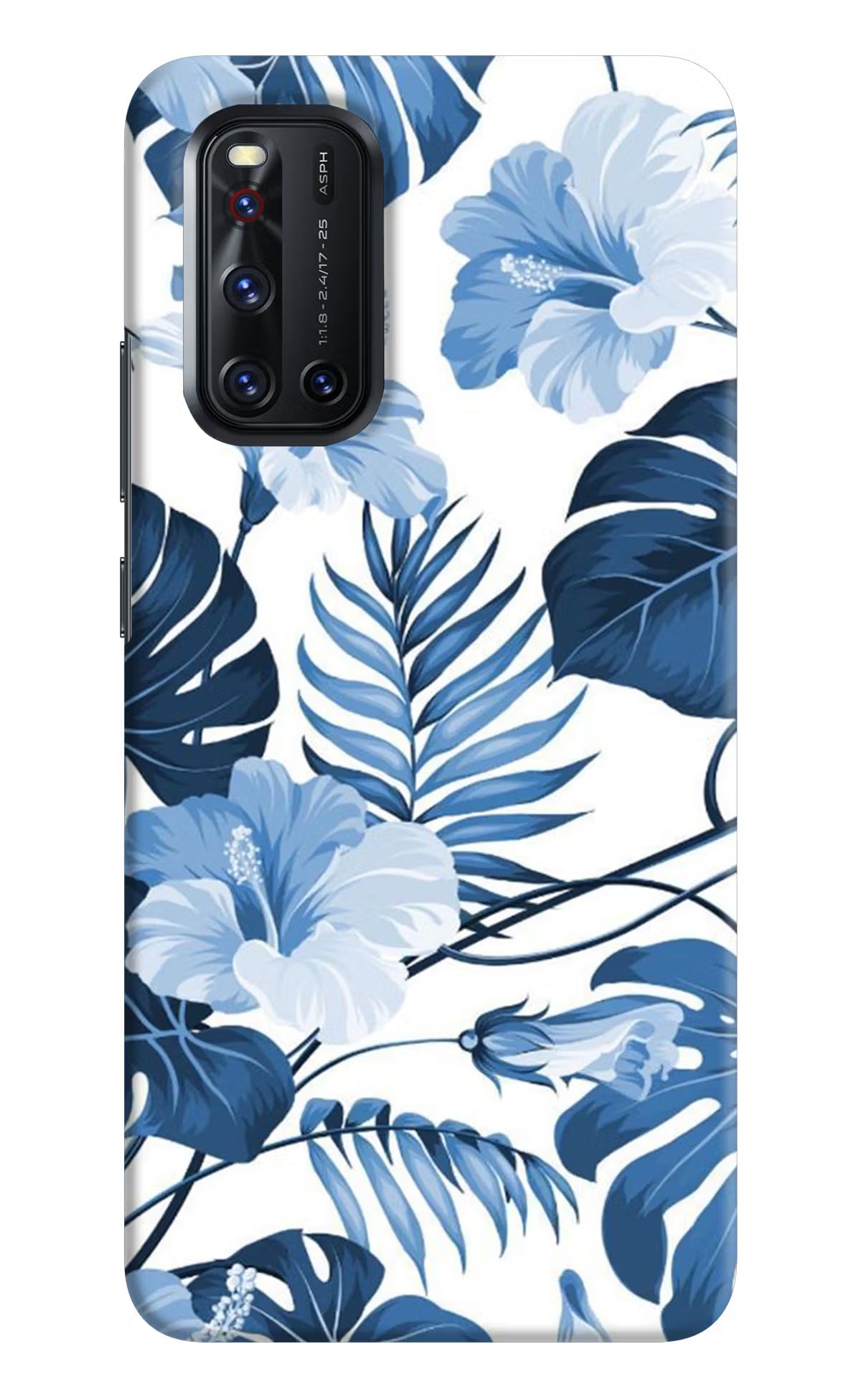 Fabric Art Vivo V19 Hard Case Back Cover by Casekaro