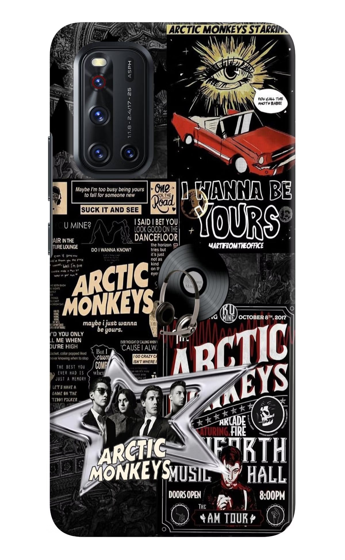 Arctic Monkeys Vivo V19 Hard Case Back Cover by Casekaro