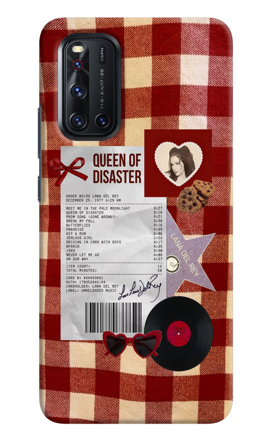Queen of Disaster Vivo V19 Hard Case Back Cover by Casekaro