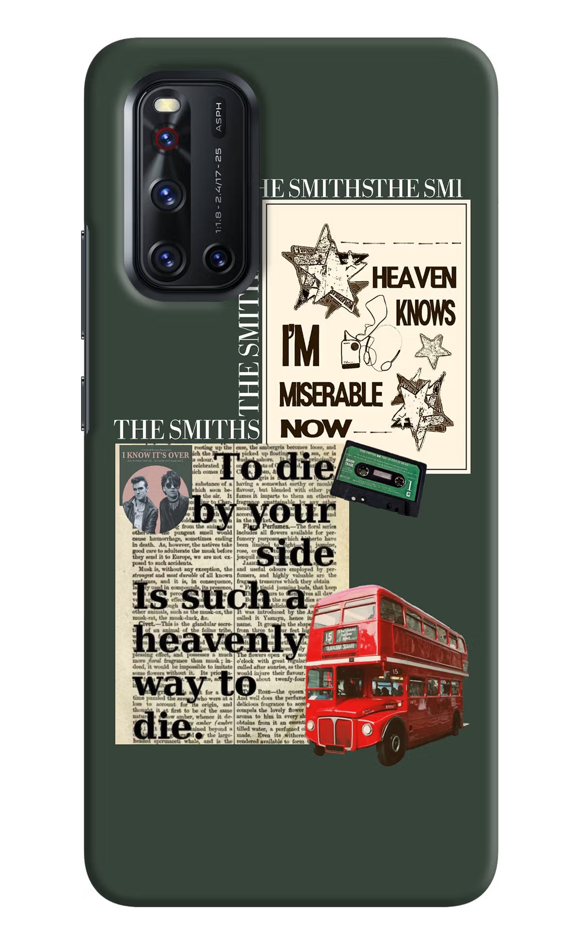 The Smiths Vivo V19 Hard Case Back Cover by Casekaro