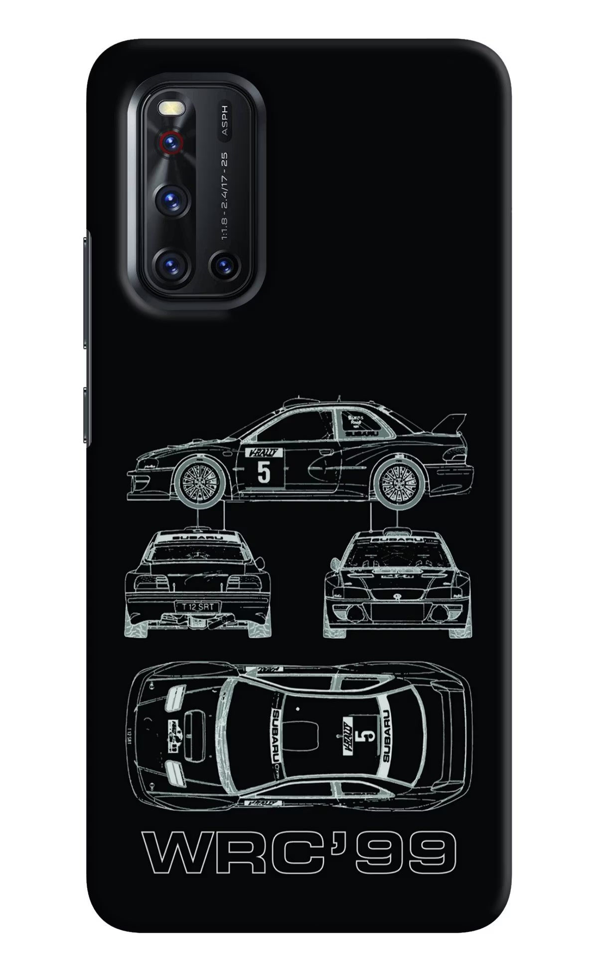 WRC'99 Vivo V19 Hard Case Back Cover by Casekaro