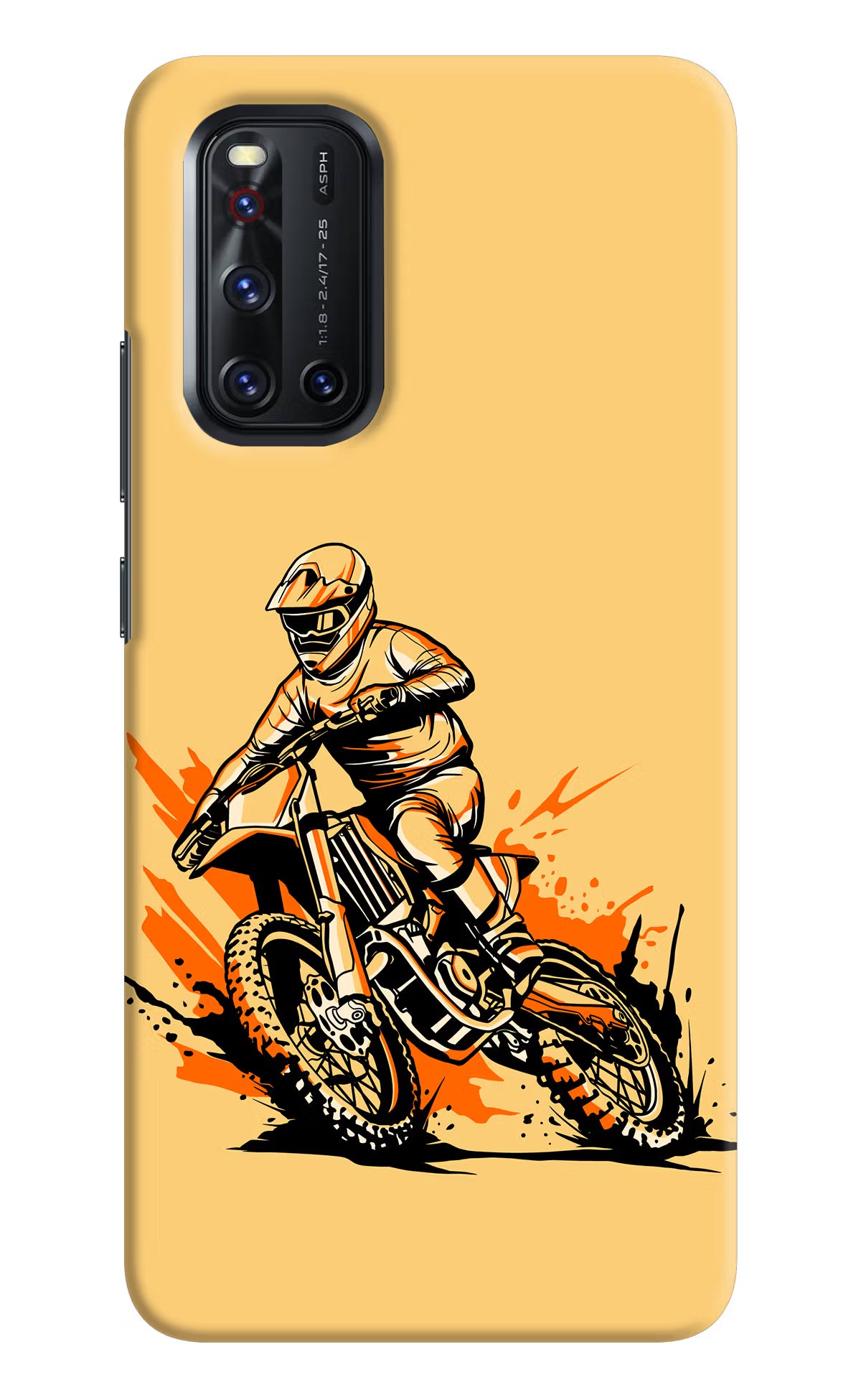 Off-Road Fury Vivo V19 Hard Case Back Cover by Casekaro