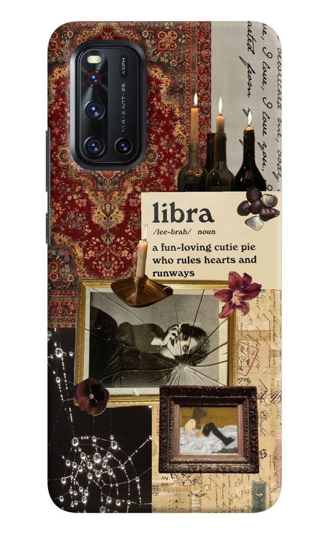 Libra Zodiac Vivo V19 Hard Case Back Cover by Casekaro