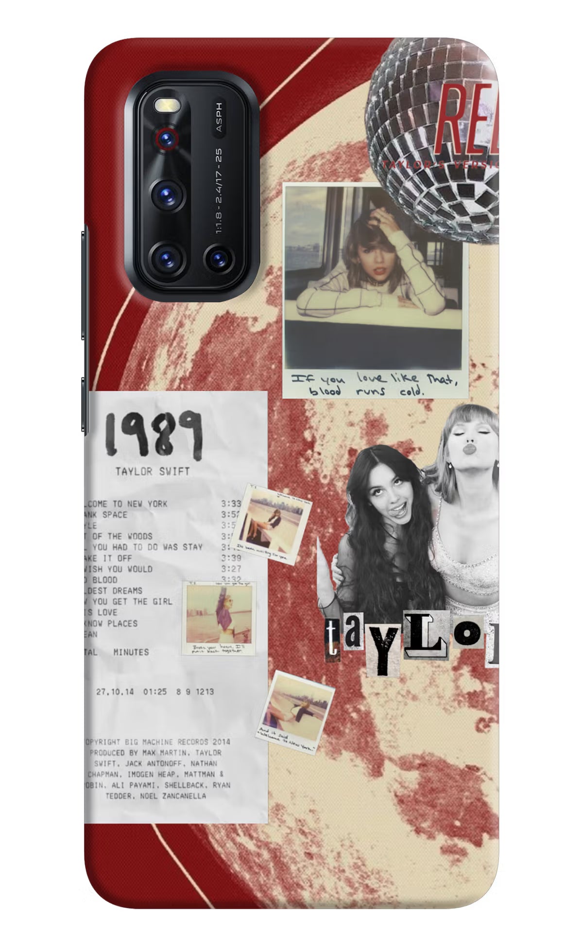 Taylor Swift Vivo V19 Back Cover