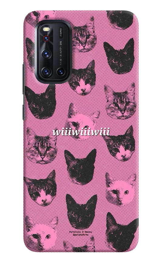 Pink Cats Vivo V19 Back Cover