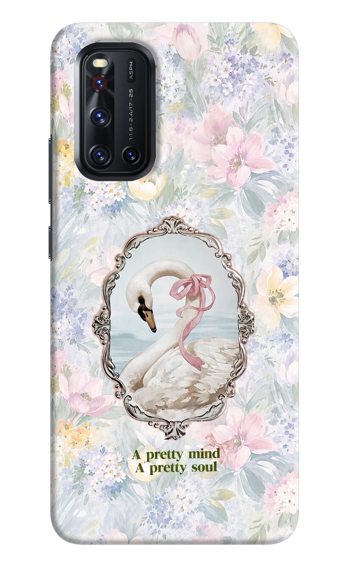 Pretty Mind Pretty Soul Vivo V19 Back Cover