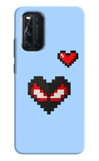 Peter Heart Vivo V19 Hard Case Back Cover by Casekaro