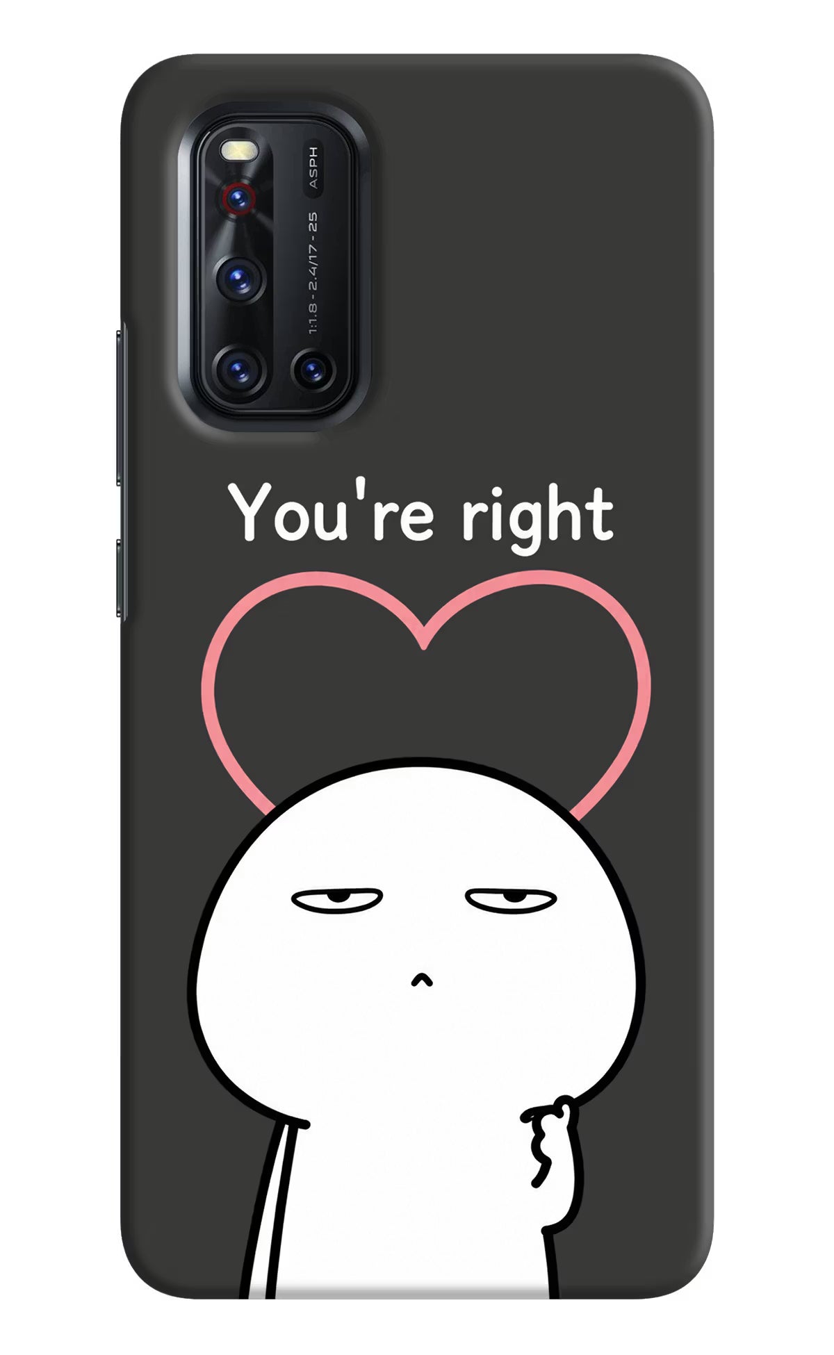 You're Right Vivo V19 Back Cover