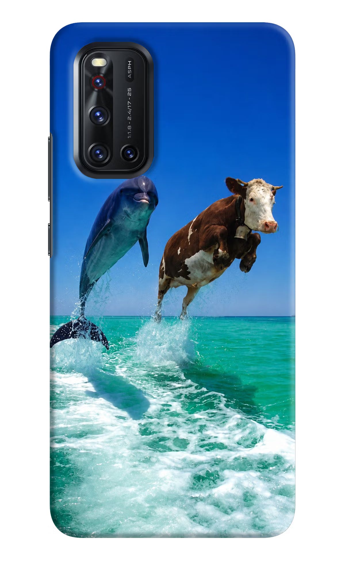 Dolphin vs Cow Vivo V19 Back Cover