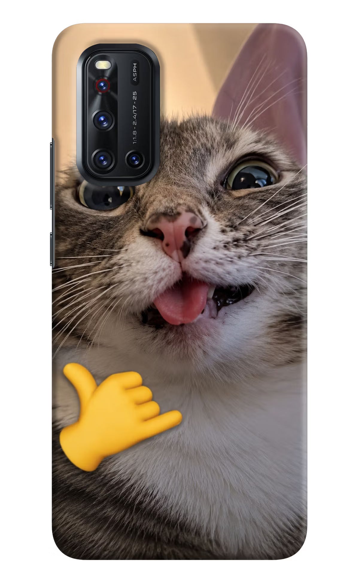 Silly Cat Call Vivo V19 Back Cover