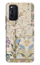 White Lily Vivo V19 Hard Case Back Cover by Casekaro