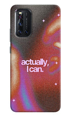 Pink Aura Vivo V19 Hard Case Back Cover by Casekaro