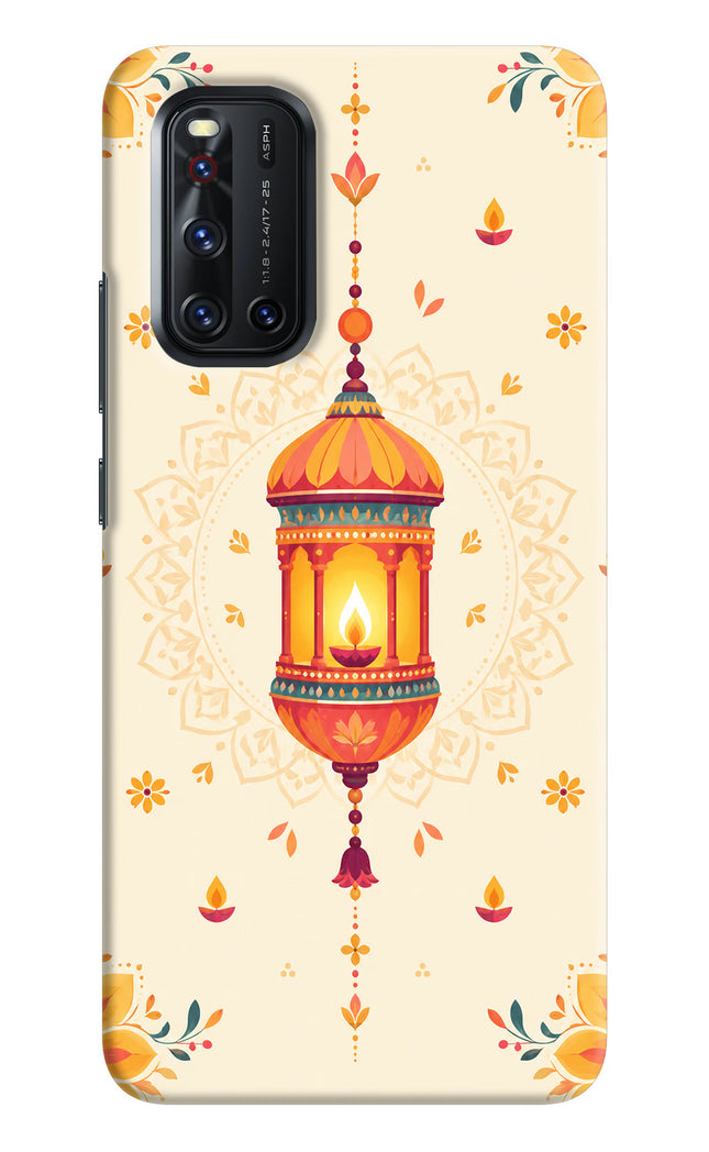 Golden Lantern Vivo V19 Hard Case Back Cover by Casekaro