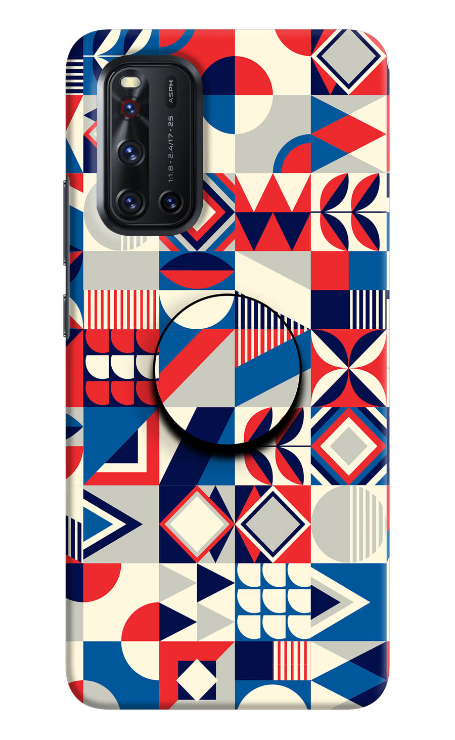 Colorful Pattern Vivo V19 Pop Case, Hard case