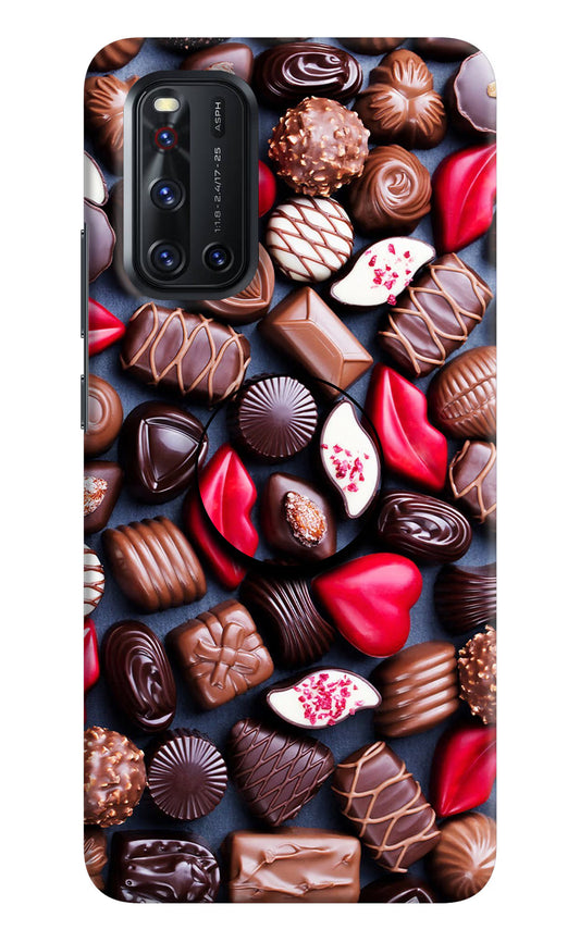 Chocolates Vivo V19 Pop Case by Casekaro