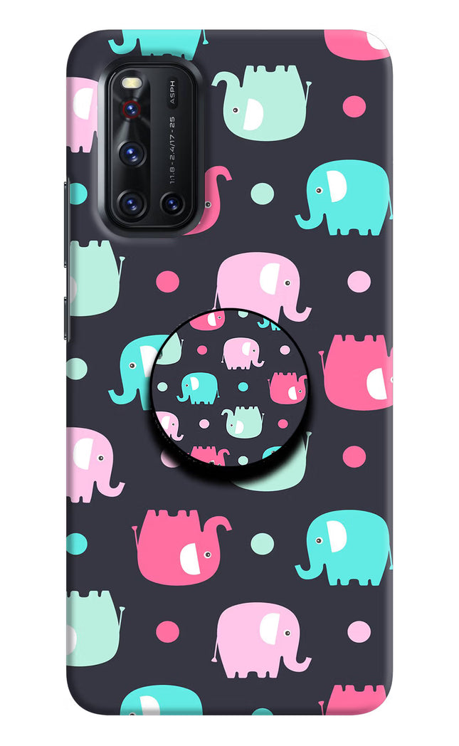 Baby Elephants Vivo V19 Pop Case by Casekaro