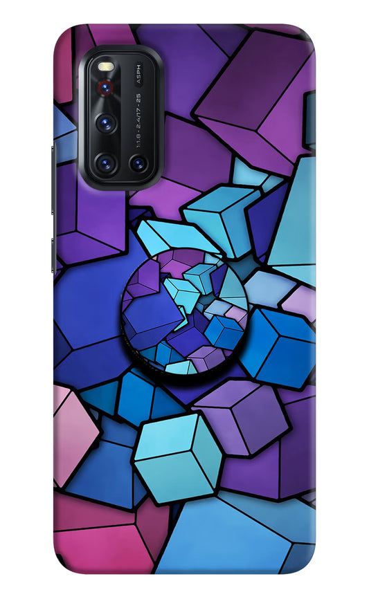 Cubic Abstract Vivo V19 Pop Case by Casekaro