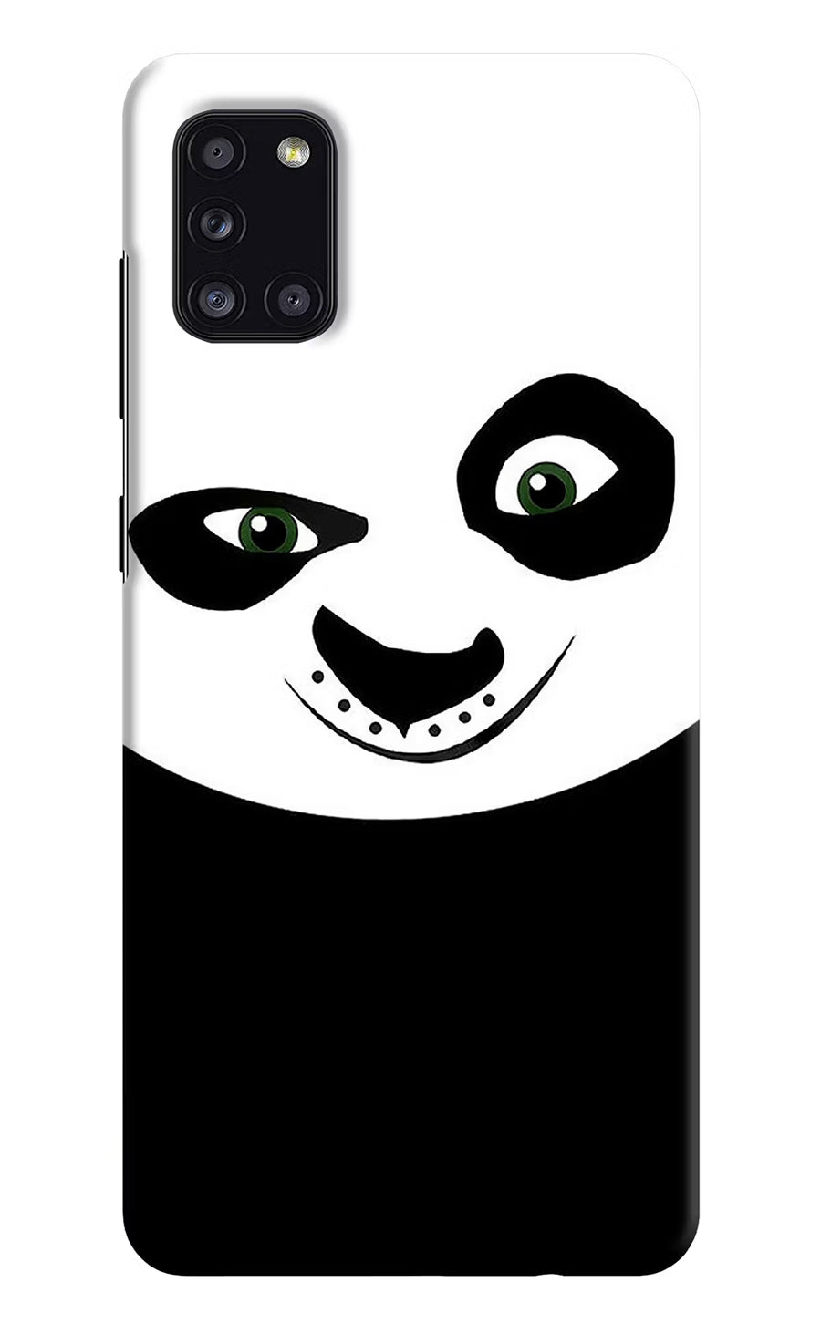 Panda Samsung A31 Back Cover, Hard case