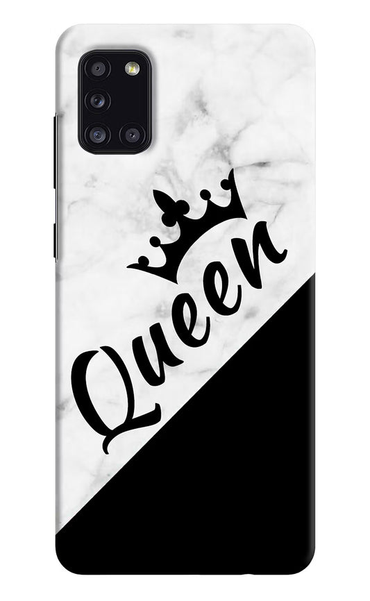 Queen Samsung A31 Hard Case Back Cover by Casekaro