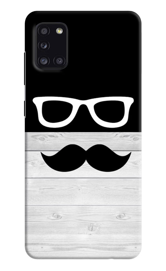 Mustache Samsung A31 Hard Case Back Cover by Casekaro