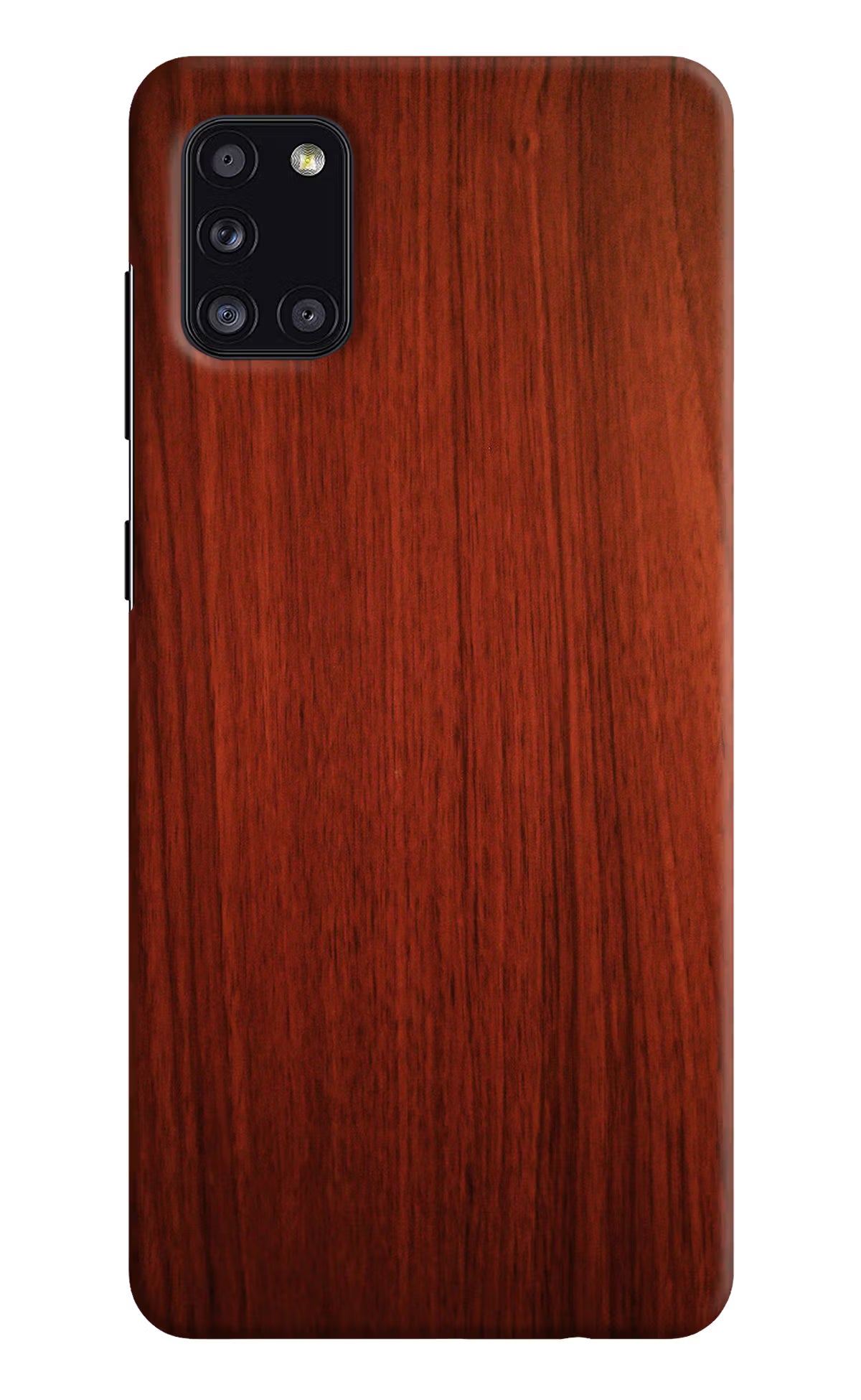 Wooden Plain Pattern Samsung A31 Hard Case Back Cover by Casekaro