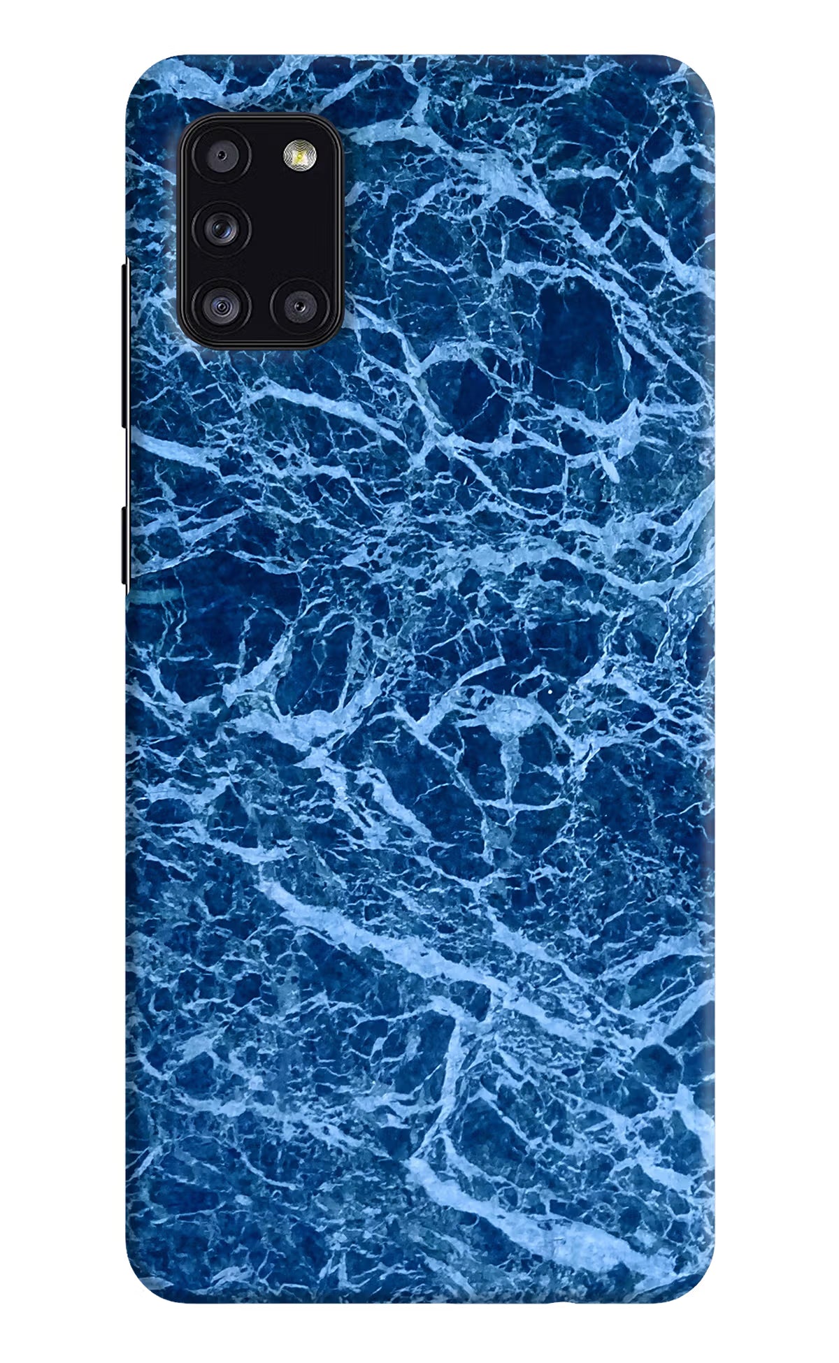 Blue Marble Samsung A31 Hard Case Back Cover by Casekaro