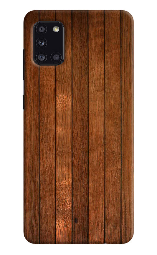 Wooden Artwork Bands Samsung A31 Hard Case Back Cover by Casekaro