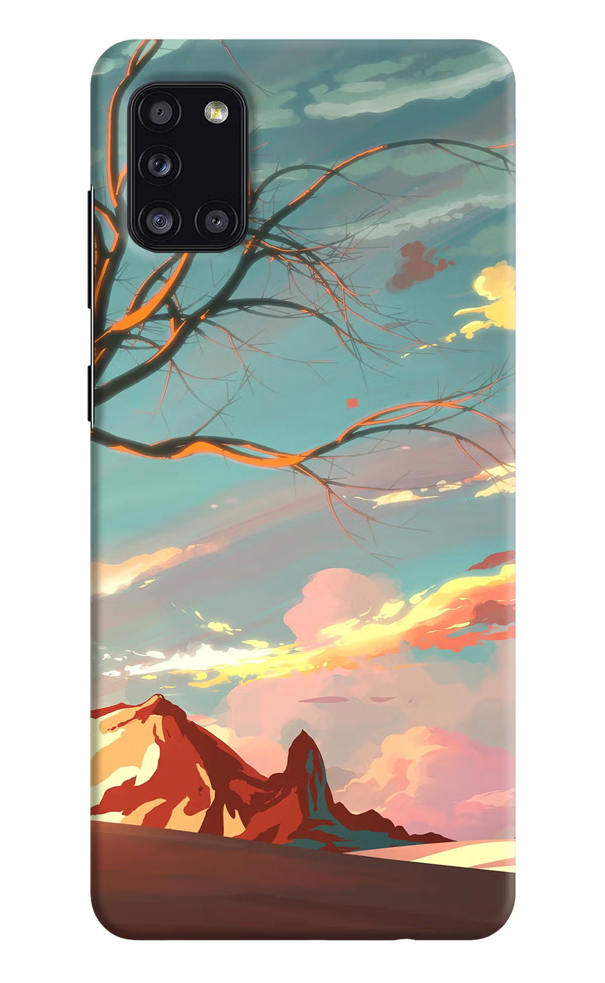 Scenery Samsung A31 Hard Case Back Cover by Casekaro