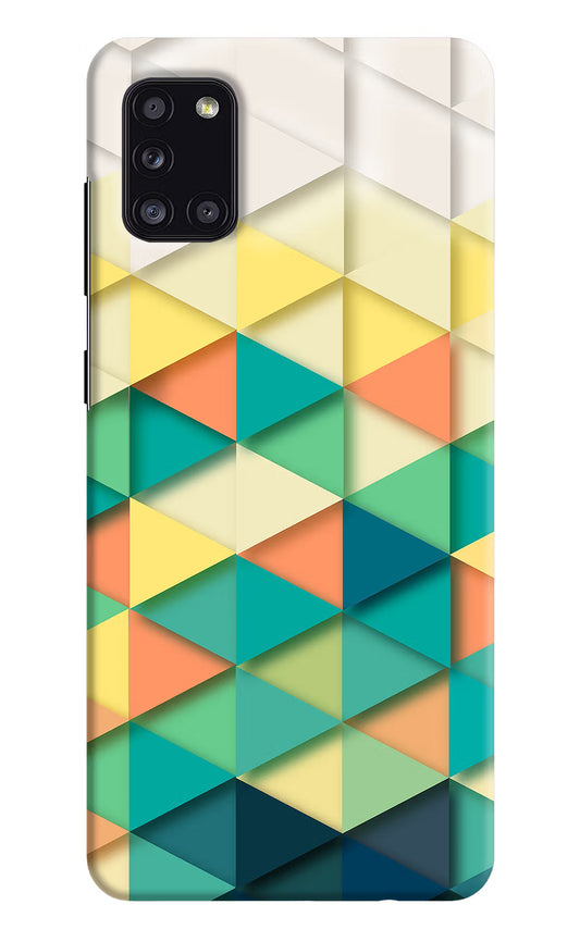 Abstract Samsung A31 Hard Case Back Cover by Casekaro