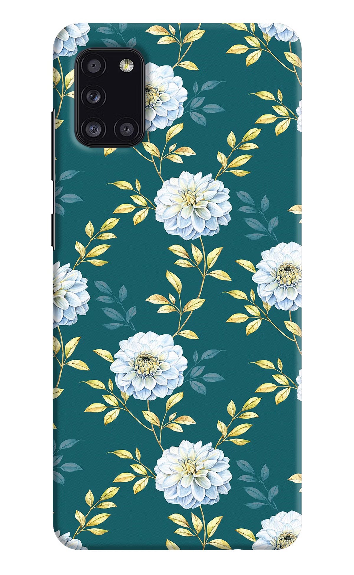 Flowers Samsung A31 Hard Case Back Cover by Casekaro