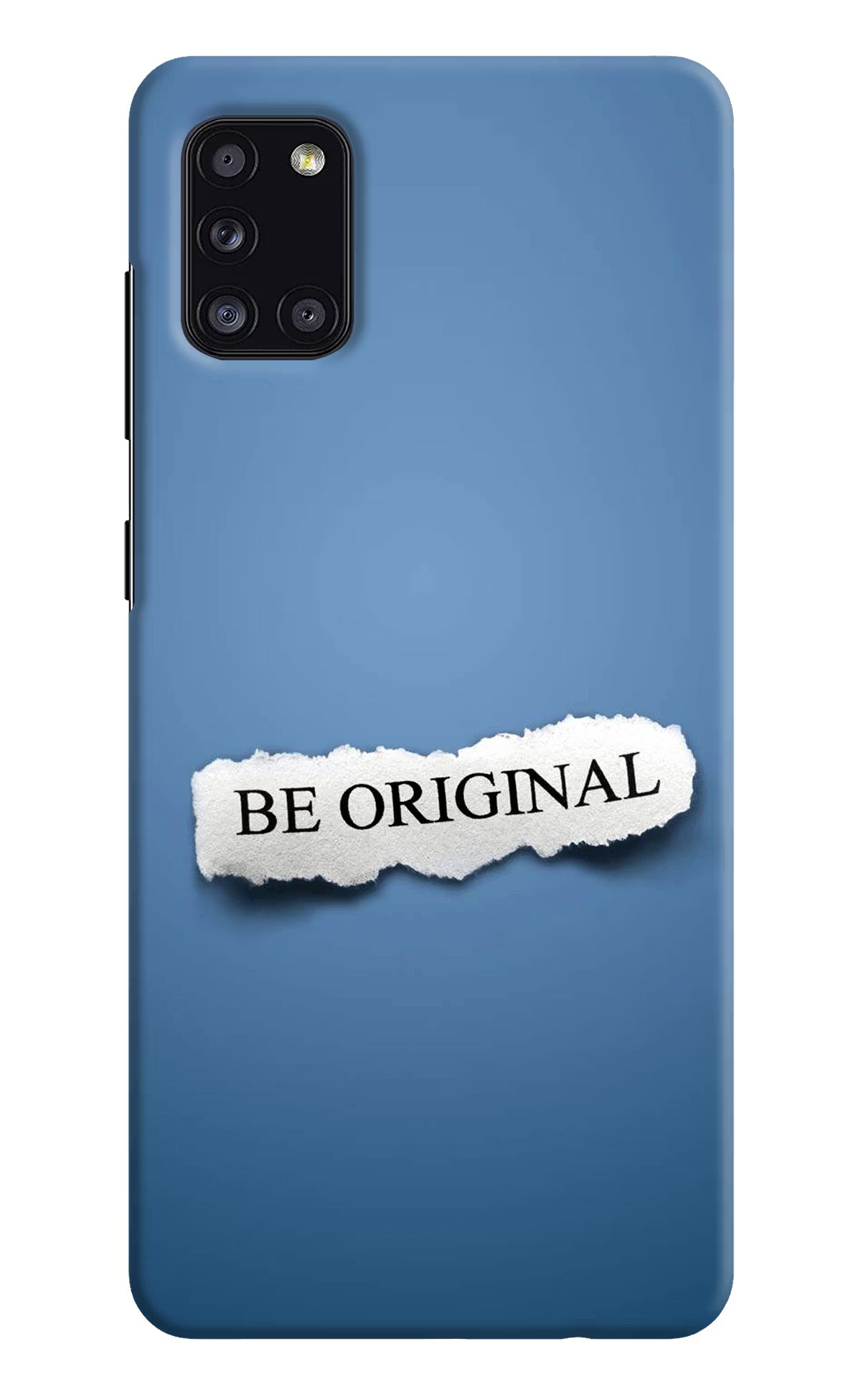 Be Original Samsung A31 Hard Case Back Cover by Casekaro