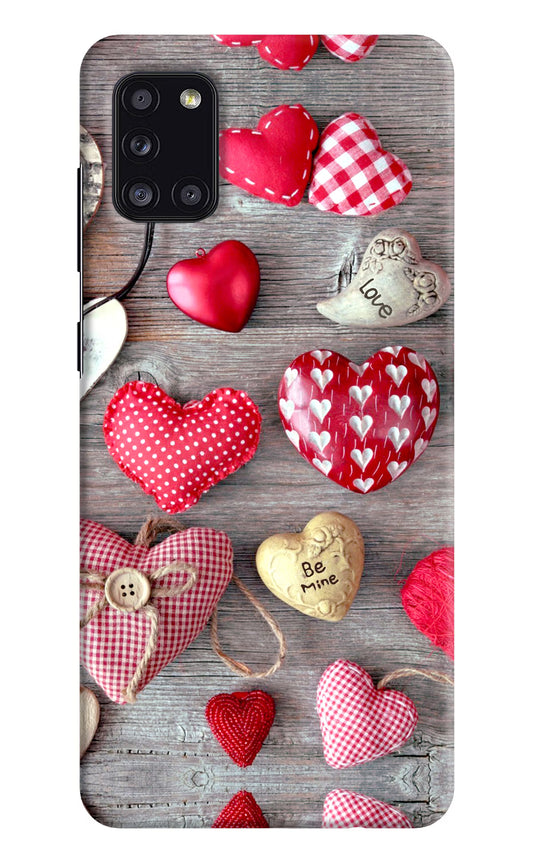 Love Wallpaper Samsung A31 Hard Case Back Cover by Casekaro