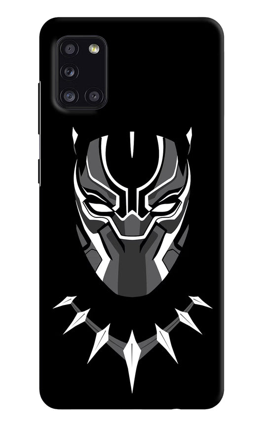 Black Panther Samsung A31 Hard Case Back Cover by Casekaro