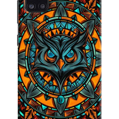 Angry Owl Art Samsung A31 Hard Case Back Cover by Casekaro