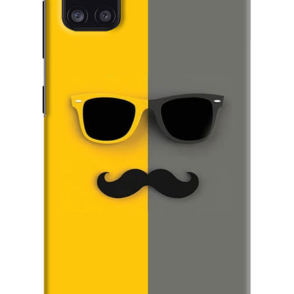 Sunglasses with Mustache Samsung A31 Hard Case Back Cover by Casekaro