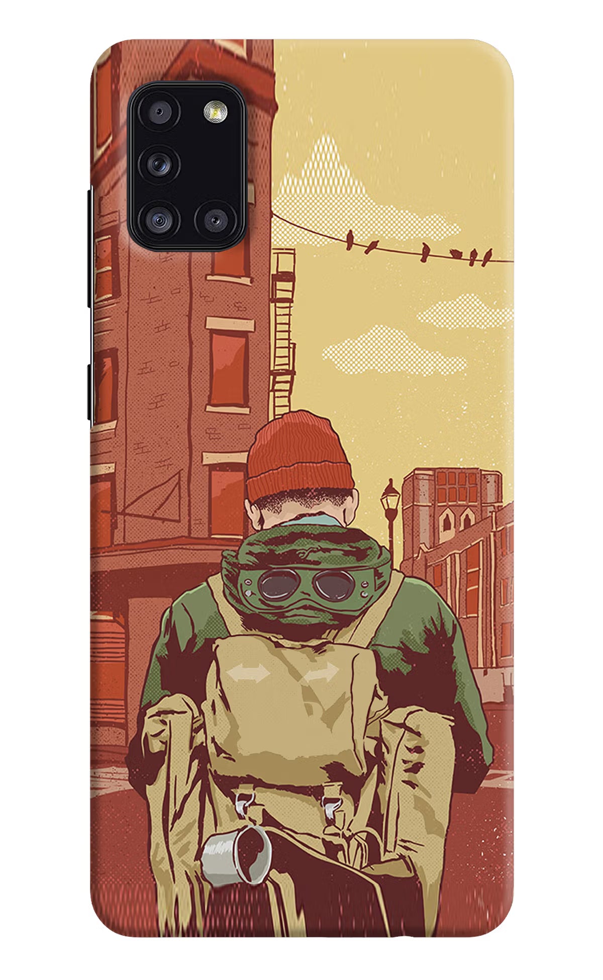 Adventurous Samsung A31 Hard Case Back Cover by Casekaro
