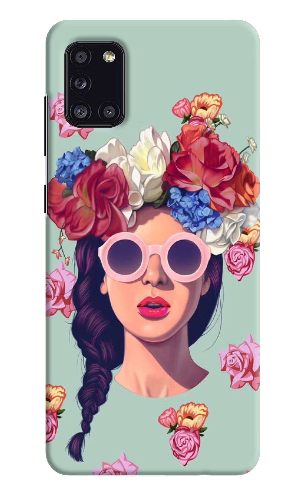 Pretty Girl Samsung A31 Hard Case Back Cover by Casekaro