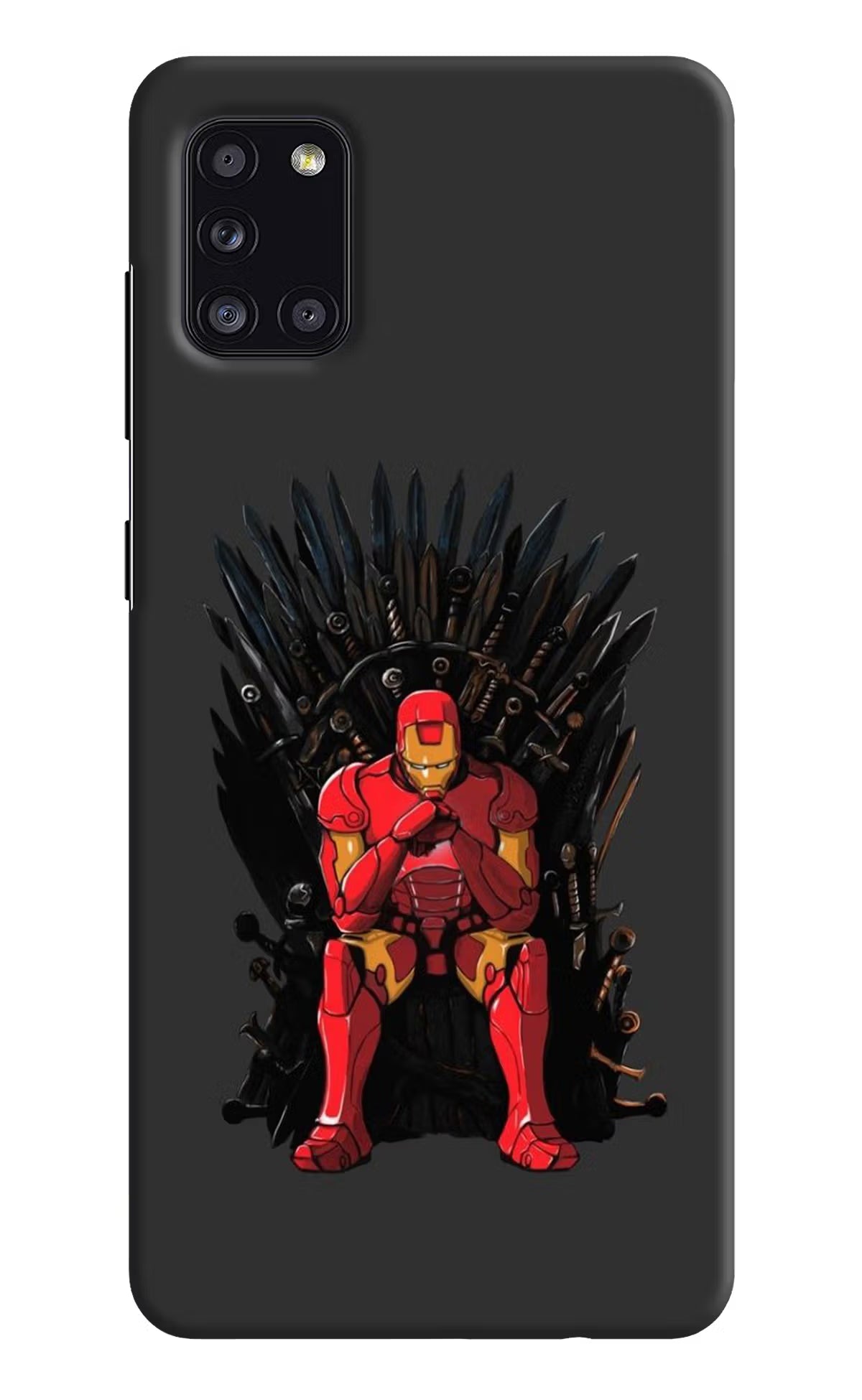 Ironman Throne Samsung A31 Hard Case Back Cover by Casekaro