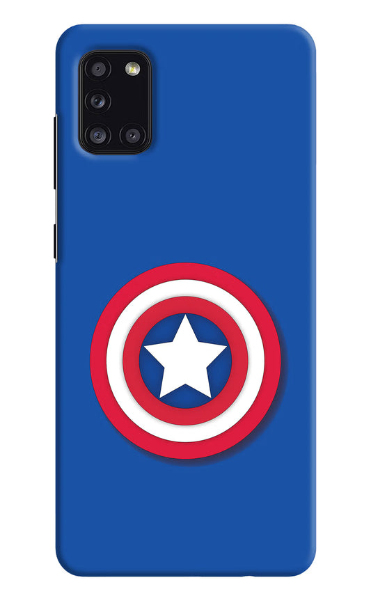 Shield Samsung A31 Hard Case Back Cover by Casekaro