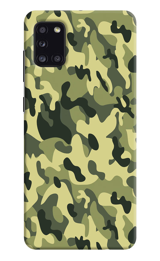 Camouflage Samsung A31 Hard Case Back Cover by Casekaro
