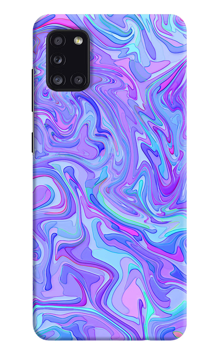 Glitter Samsung A31 Back Cover, Hard case