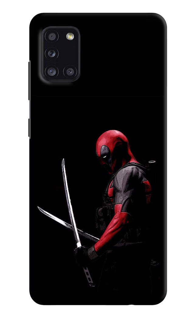 Deadpool Samsung A31 Hard Case Back Cover by Casekaro
