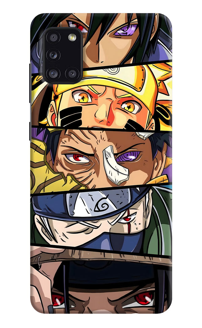 Naruto Character Samsung A31 Hard Case Back Cover by Casekaro