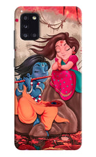Radhe Krishna Samsung A31 Hard Case Back Cover by Casekaro