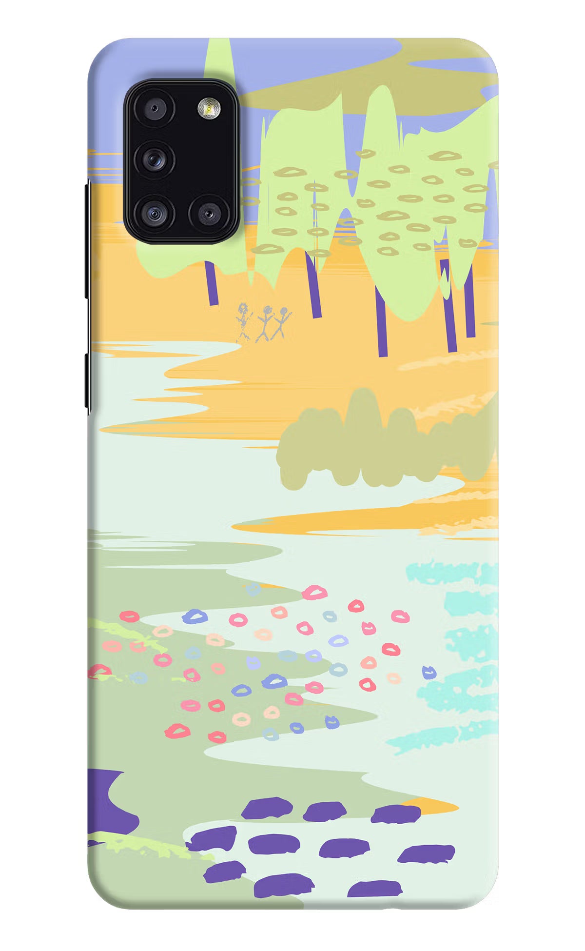 Scenery Samsung A31 Hard Case Back Cover by Casekaro